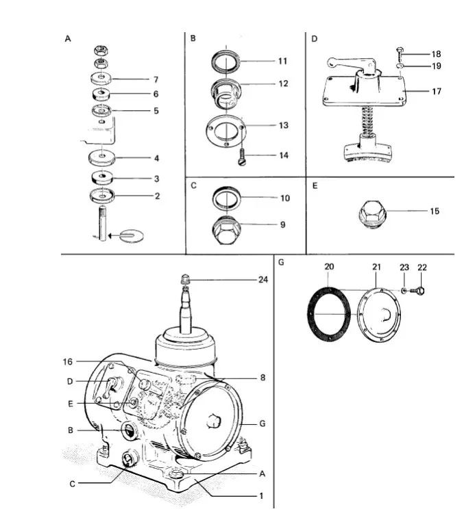 purifier Brake spare Elements Alfa laval