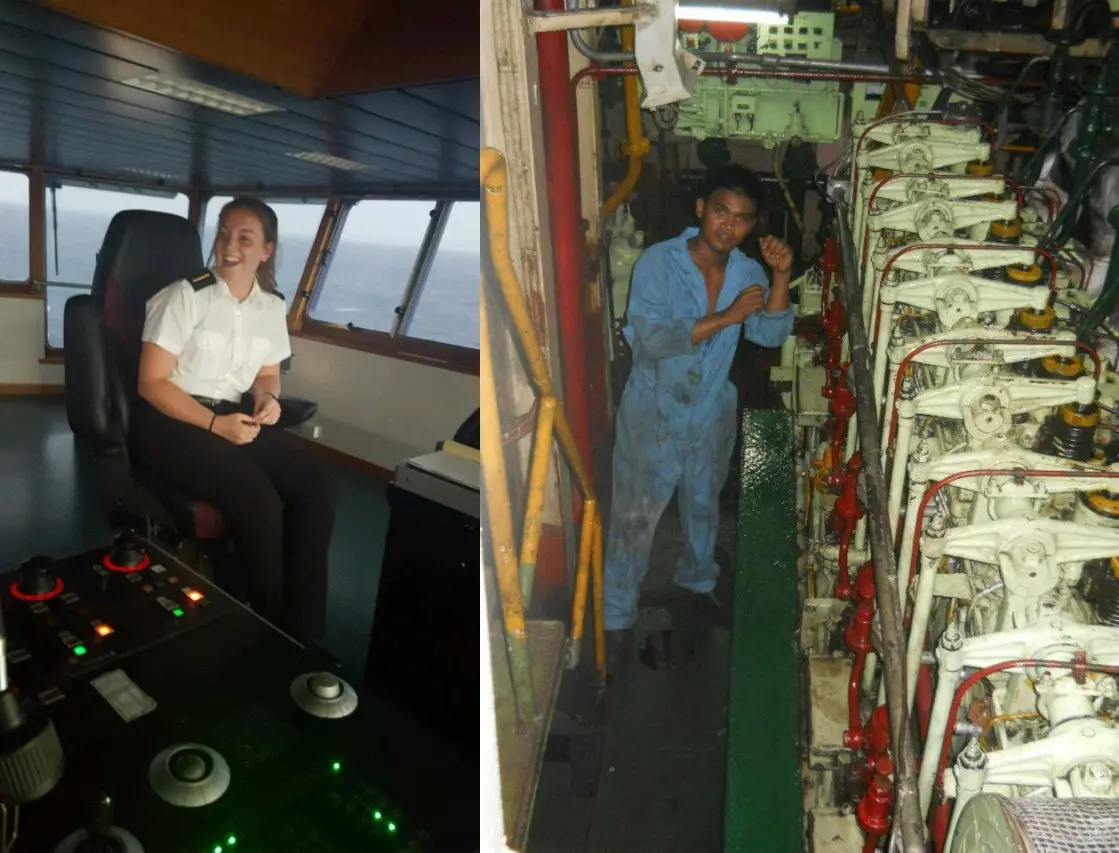 Deck and engine cadets
