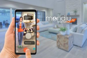 Learn languages in augmented reality