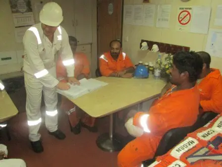 Tools box safety meeting