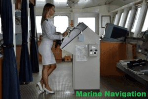 Woman Marine Navigation officer